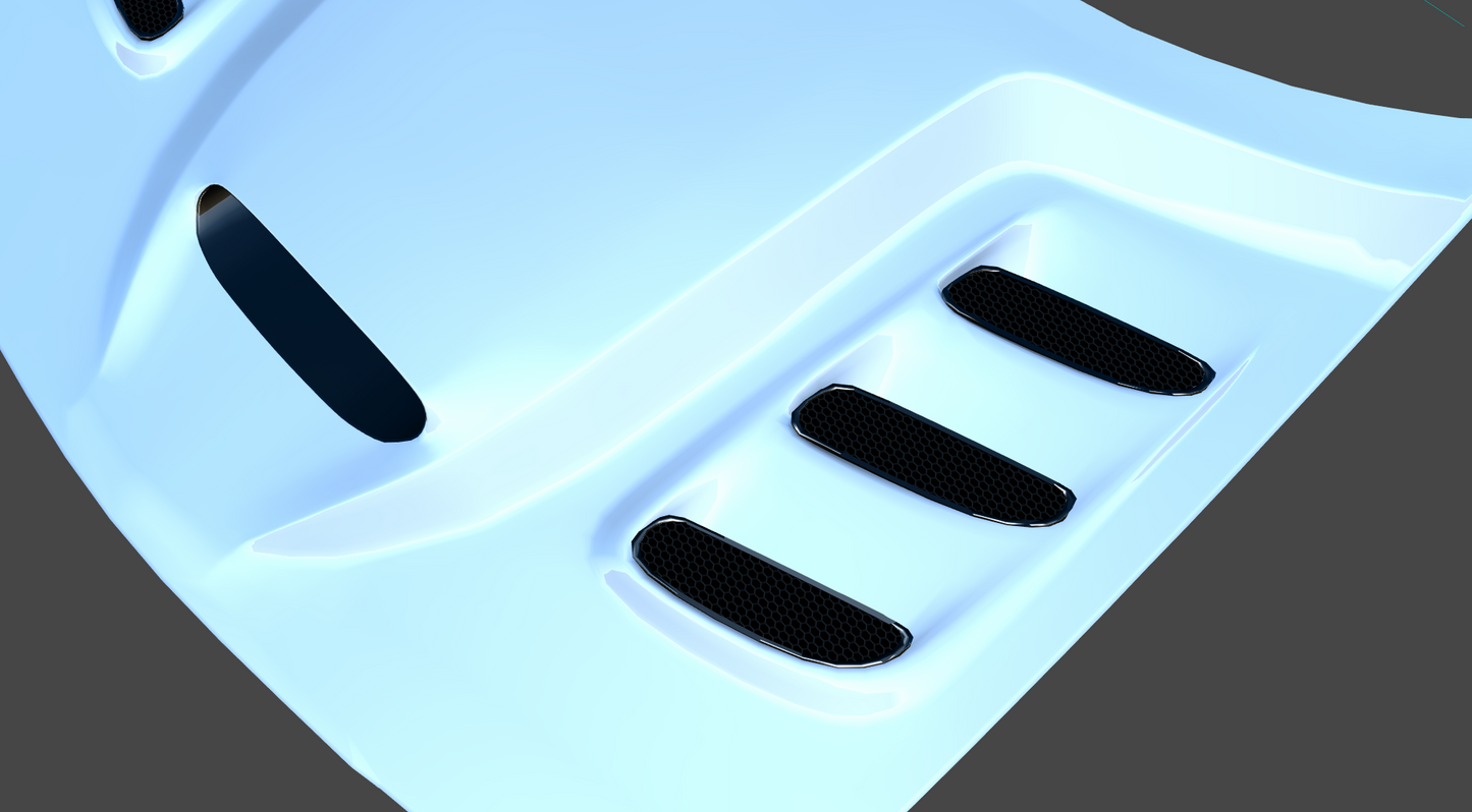 Viper-like hood/bonnet for Bravado Gauntlet Hellfire