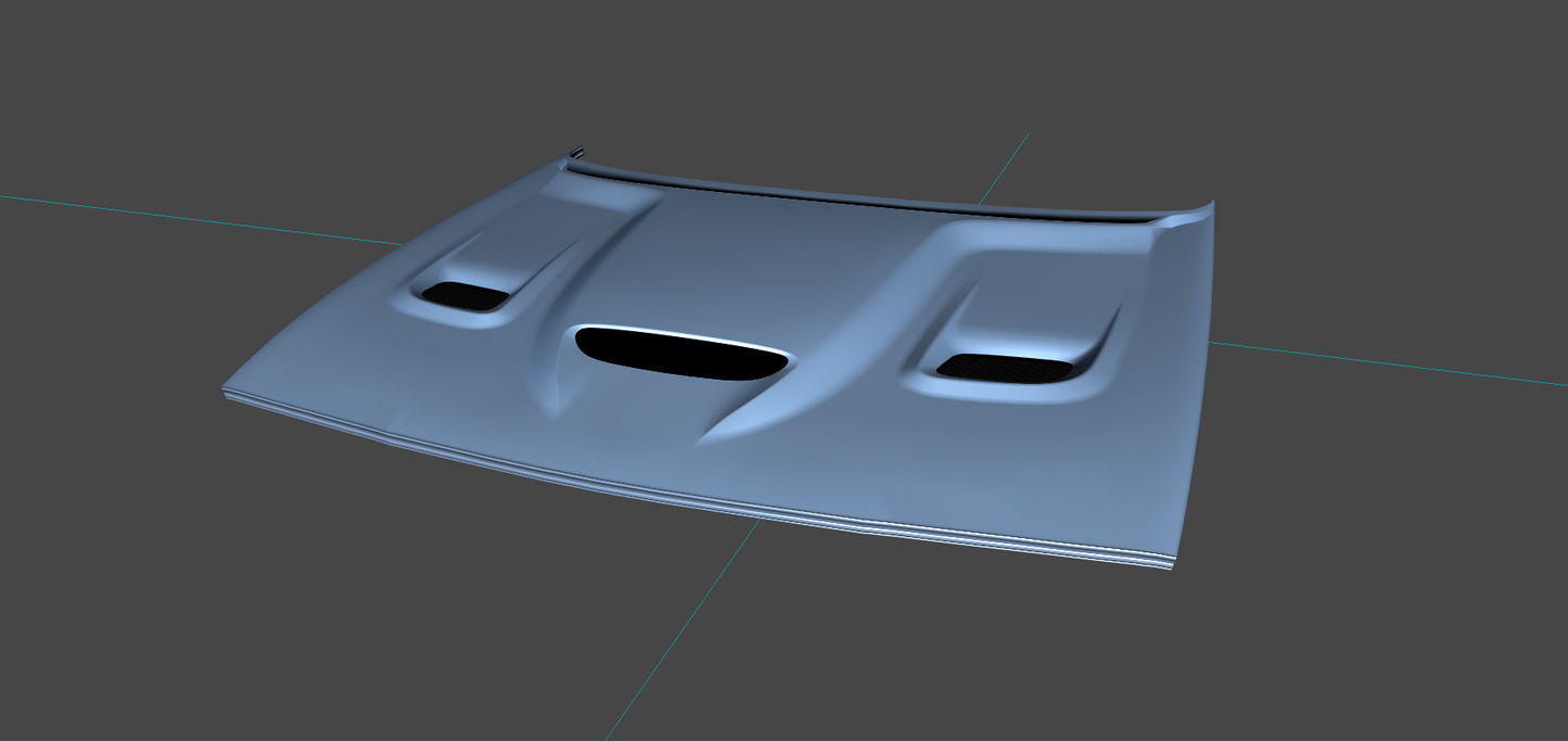 Scat-like hood/bonnet for Bravado Gauntlet Hellfire