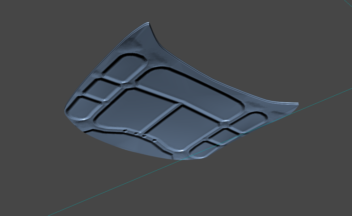 Gauntlet Hellcat-like hood/bonnet for Bravado Buffalo STX