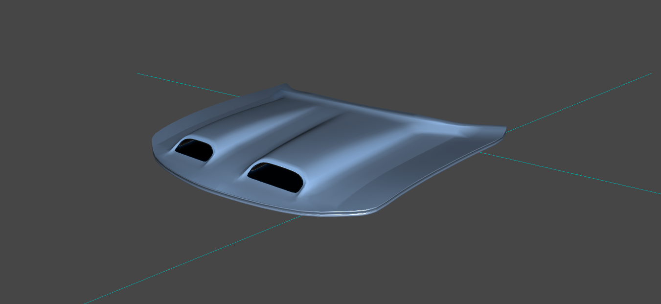 Gauntlet Hellcat-like hood/bonnet for Bravado Buffalo STX