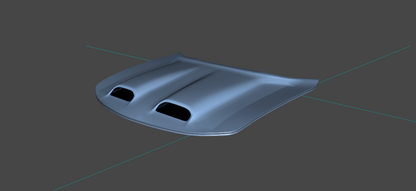 Gauntlet Hellcat-like hood/bonnet for Bravado Buffalo STX